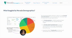 Desktop Screenshot of nevada-demographics.com